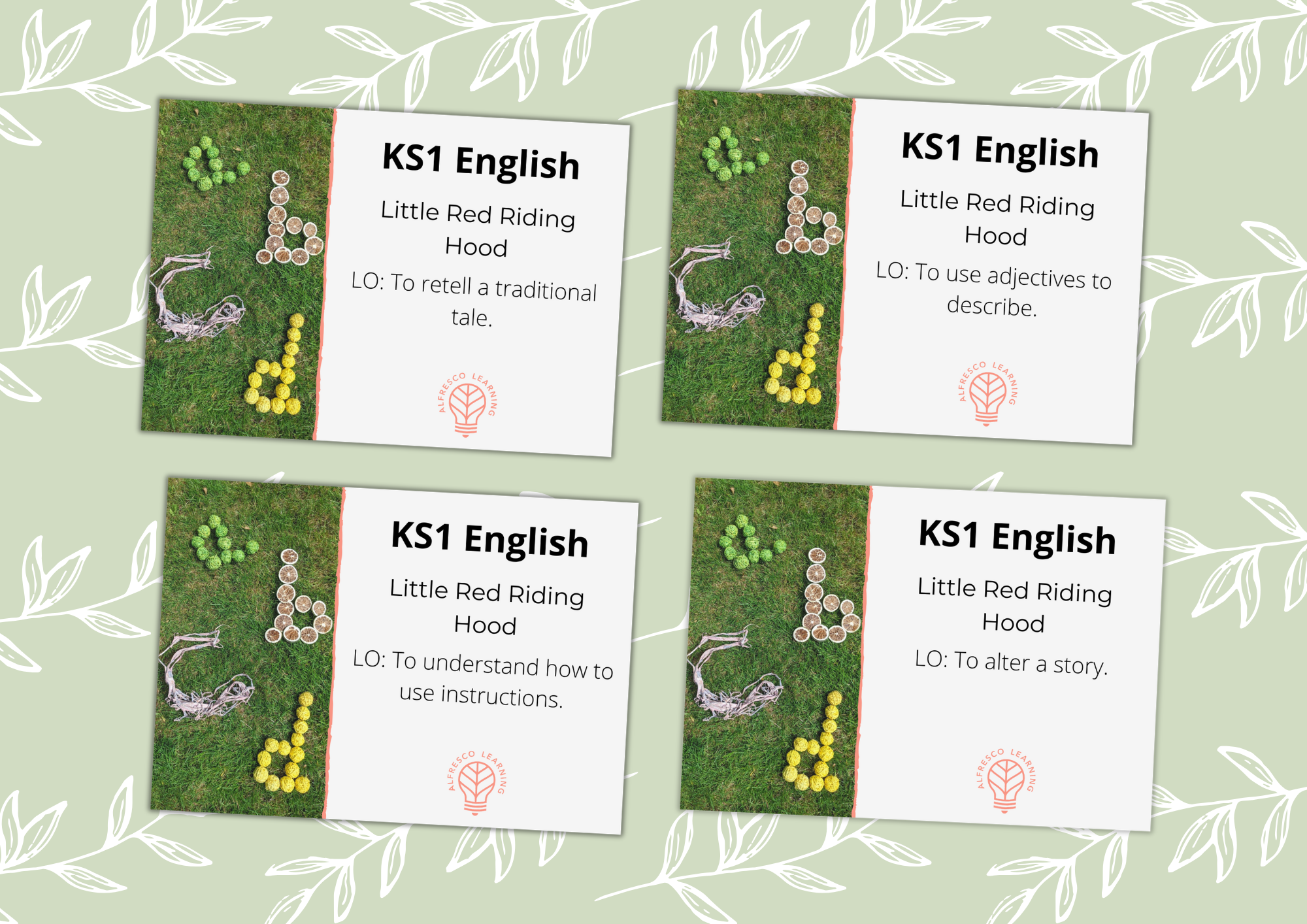 4 outdoor lessons to teach little red riding hood to KS1