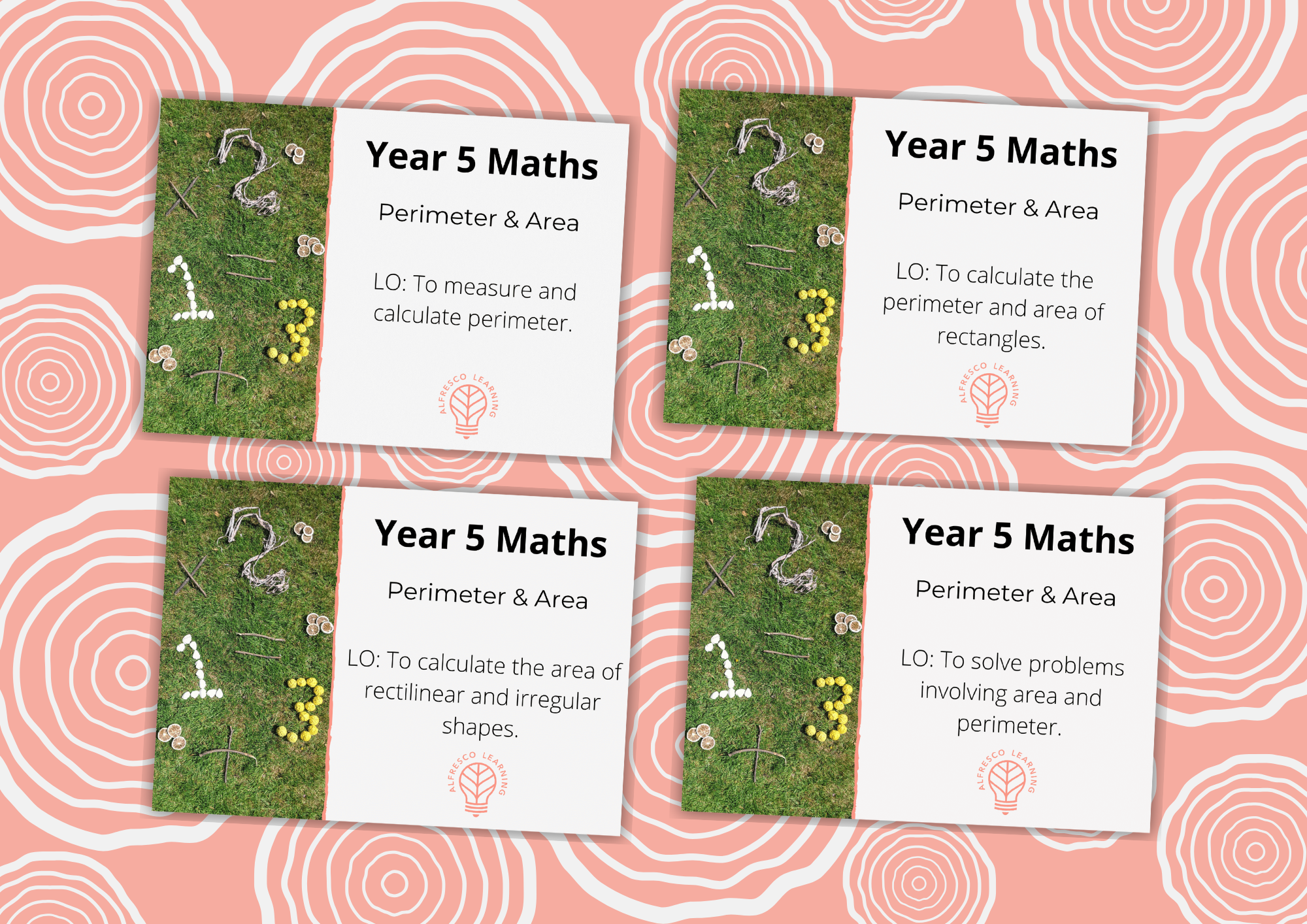 4 outdoor lesson plans for perimeter and area in year 5