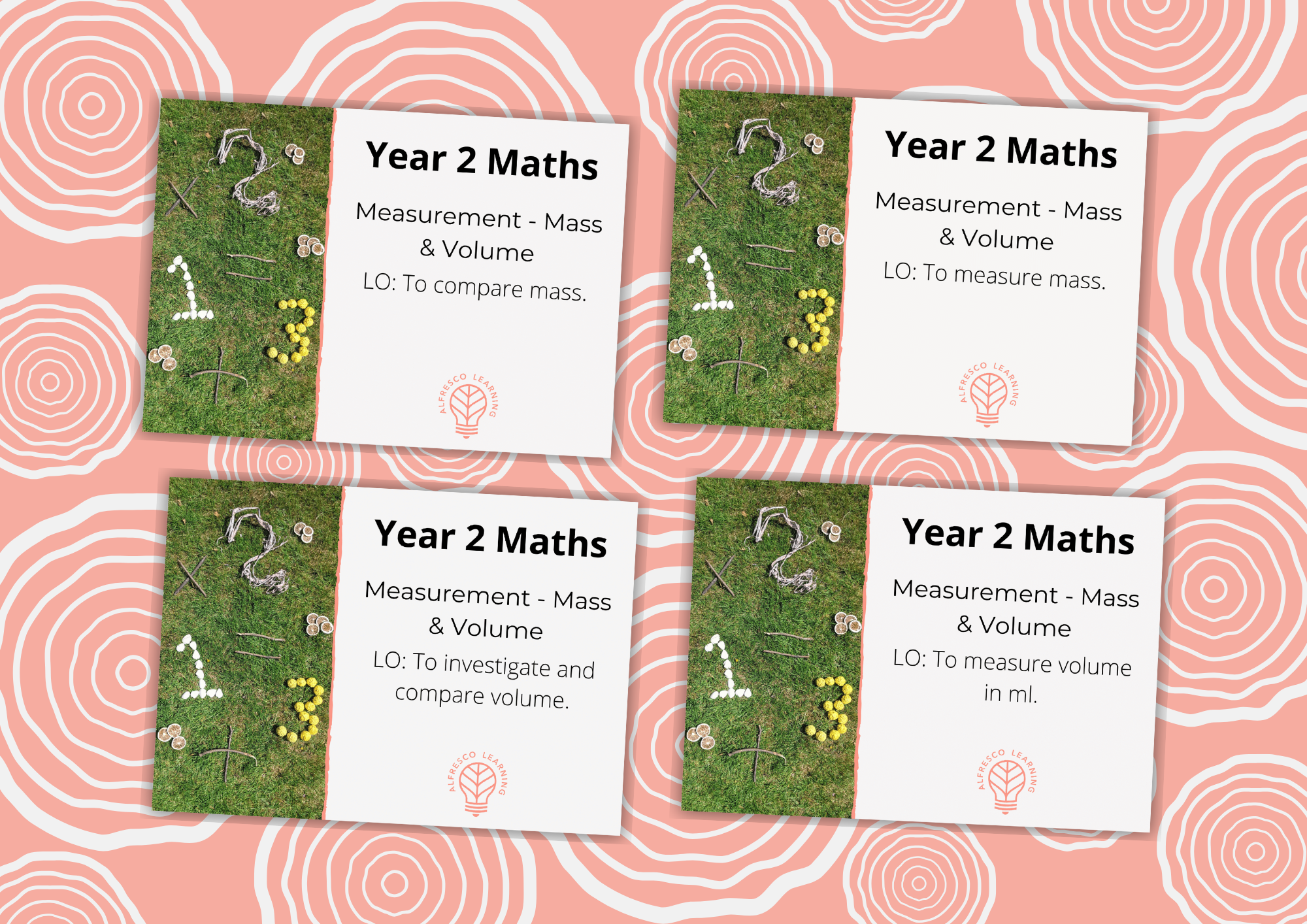 4 outdoor maths lesson for mass and volume