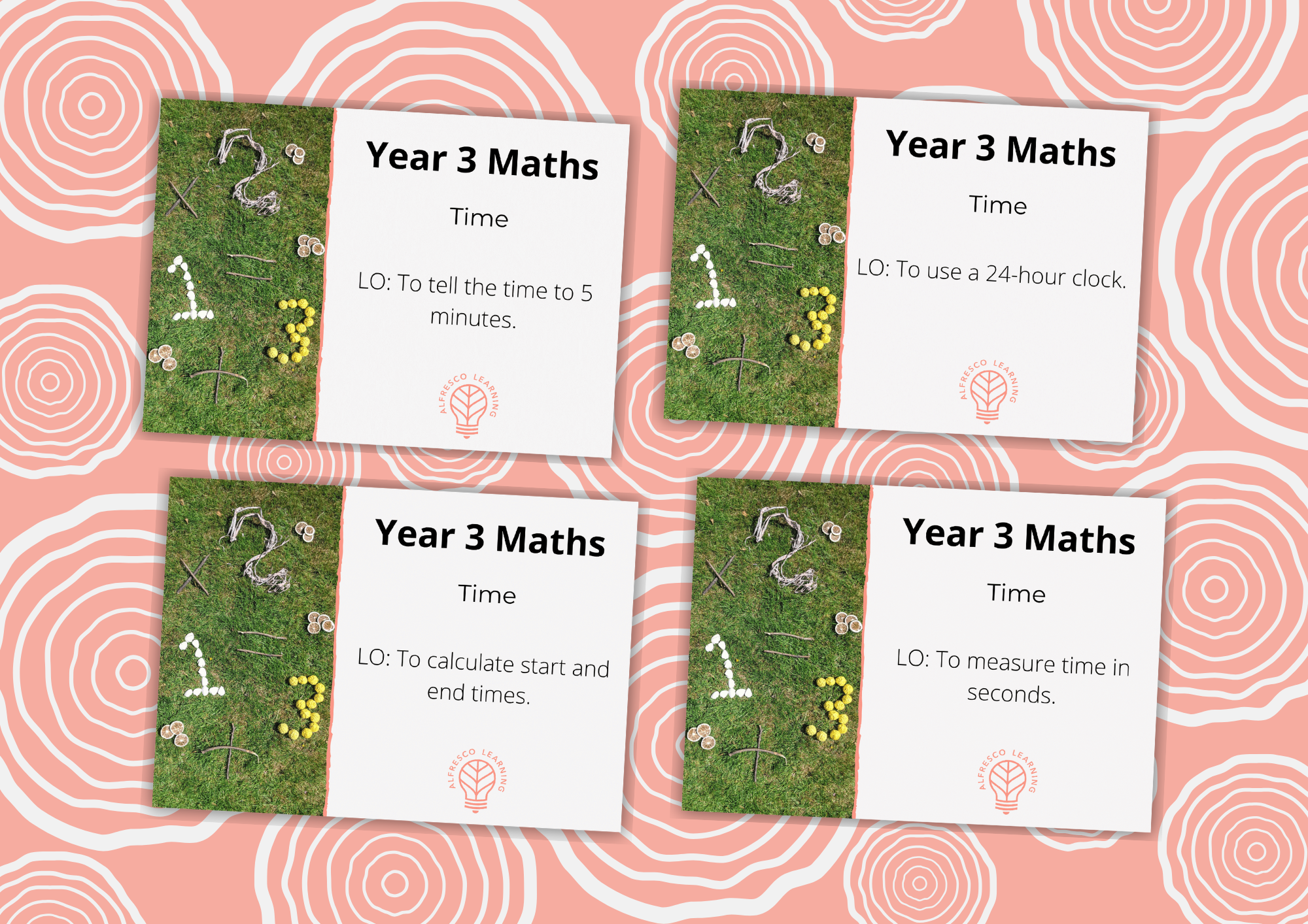 4 outdoor lesson plans for teaching time to year 3