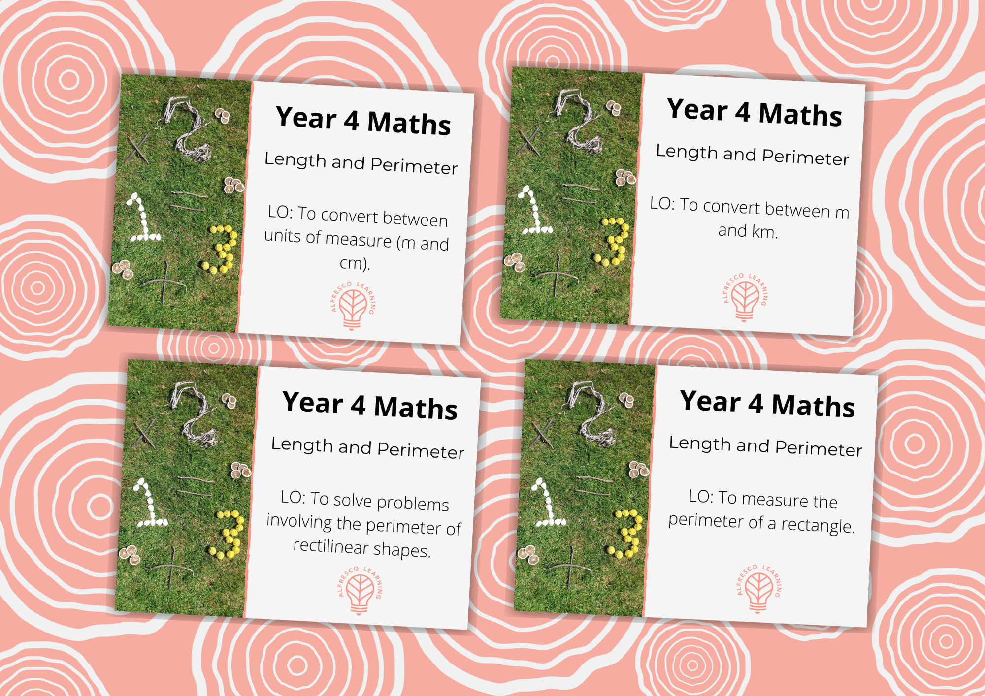 4 outdoor lesson plans for teaching length and perimeter to Year 4