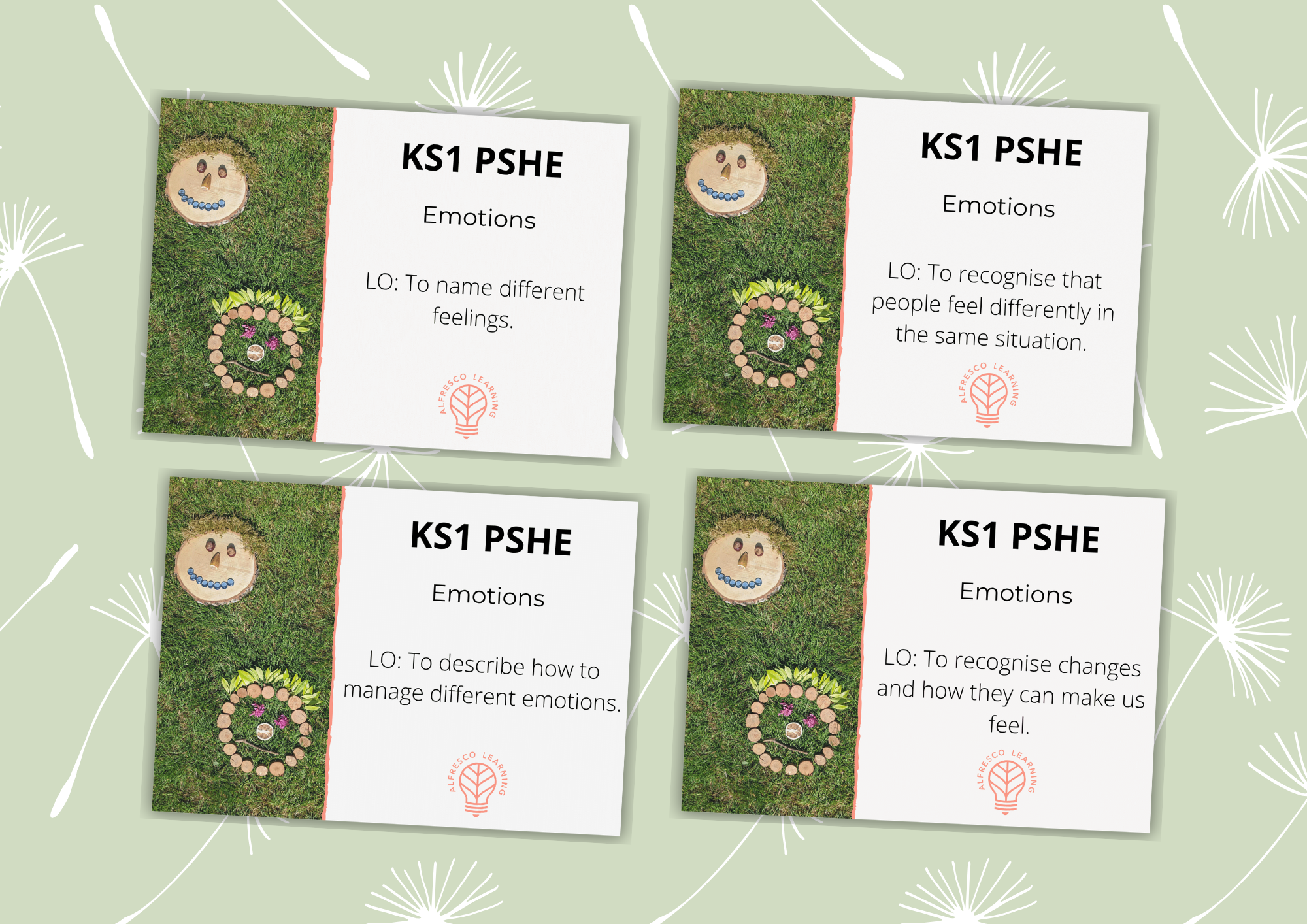 KS1 outdoor lesson plans for emotions in PSHE
