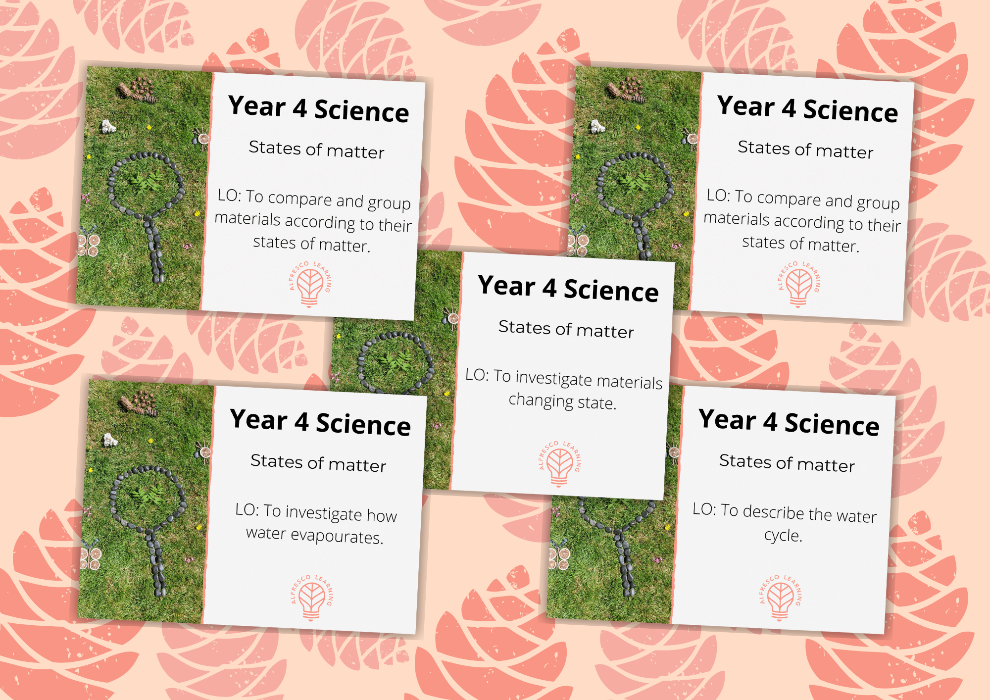 Outdoor lessons for states of matter with Year 4