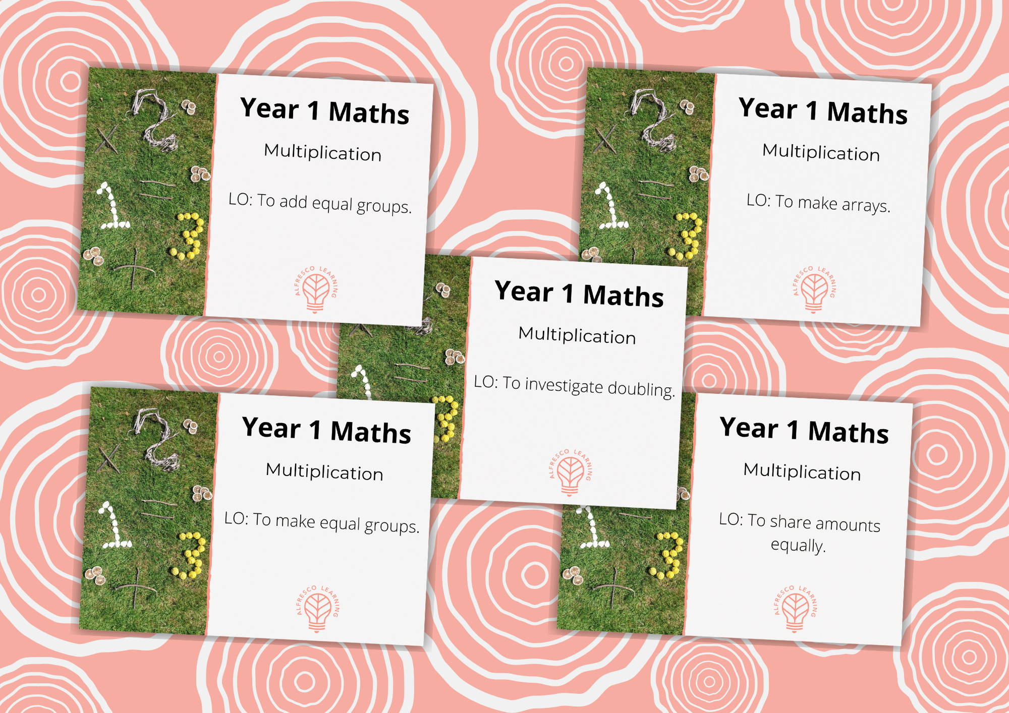 5 outdoor lessons for multiplication and division in Year 1