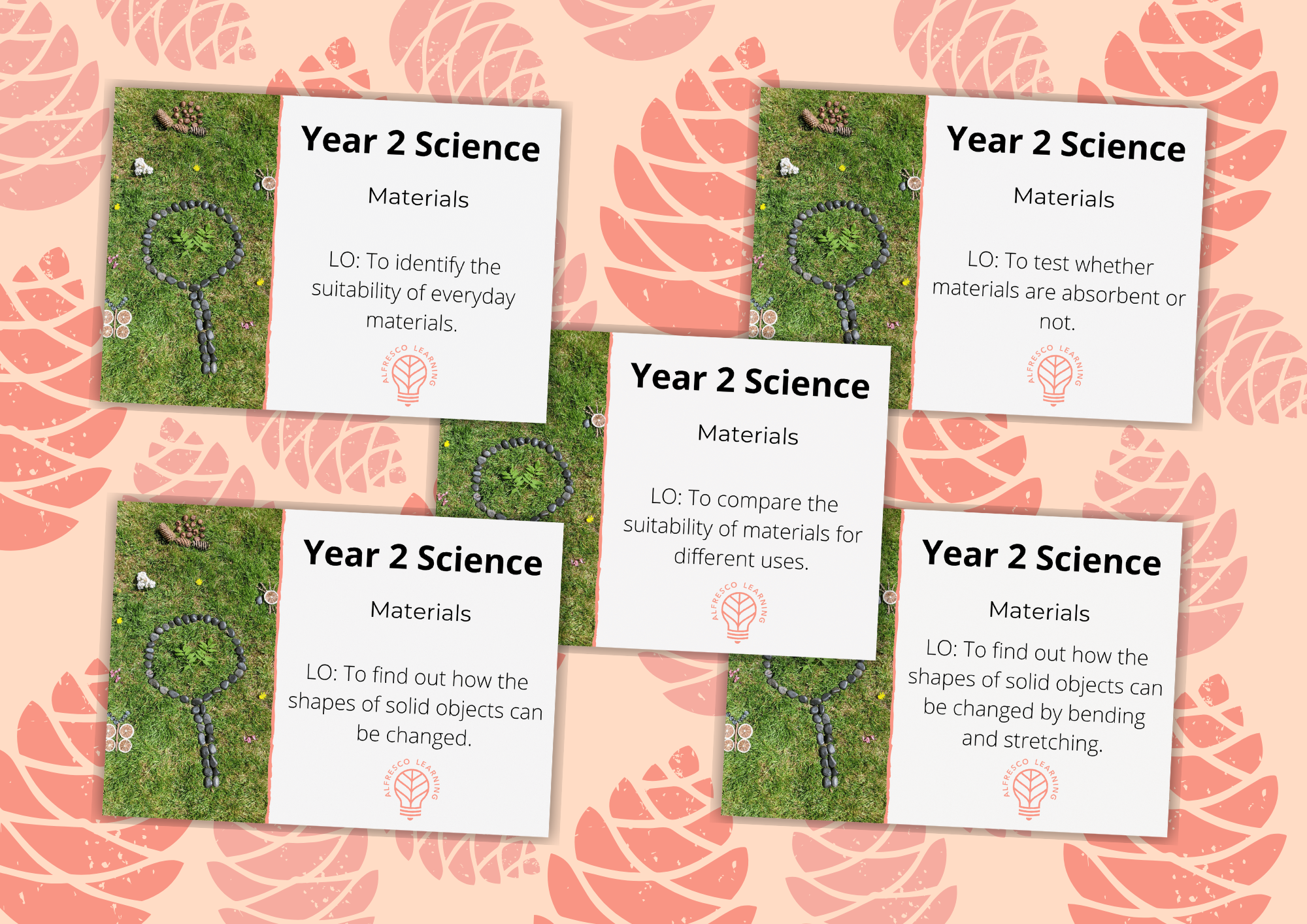 5 lessons to teach materials outdoors for Year 2