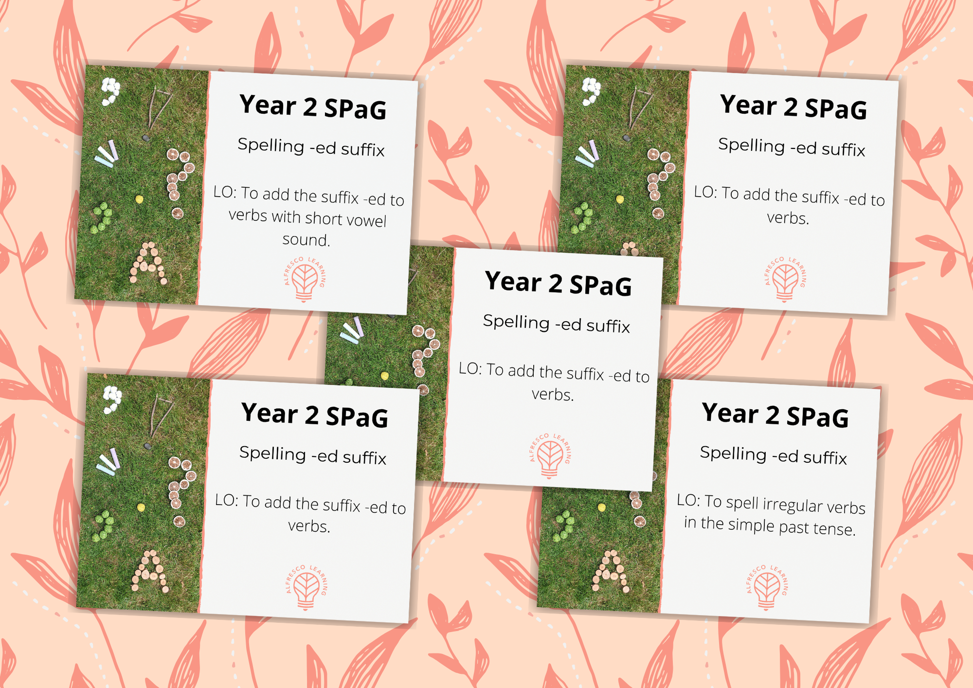 5 outdoor lesson plans for spelling -ed suffix in Year 2