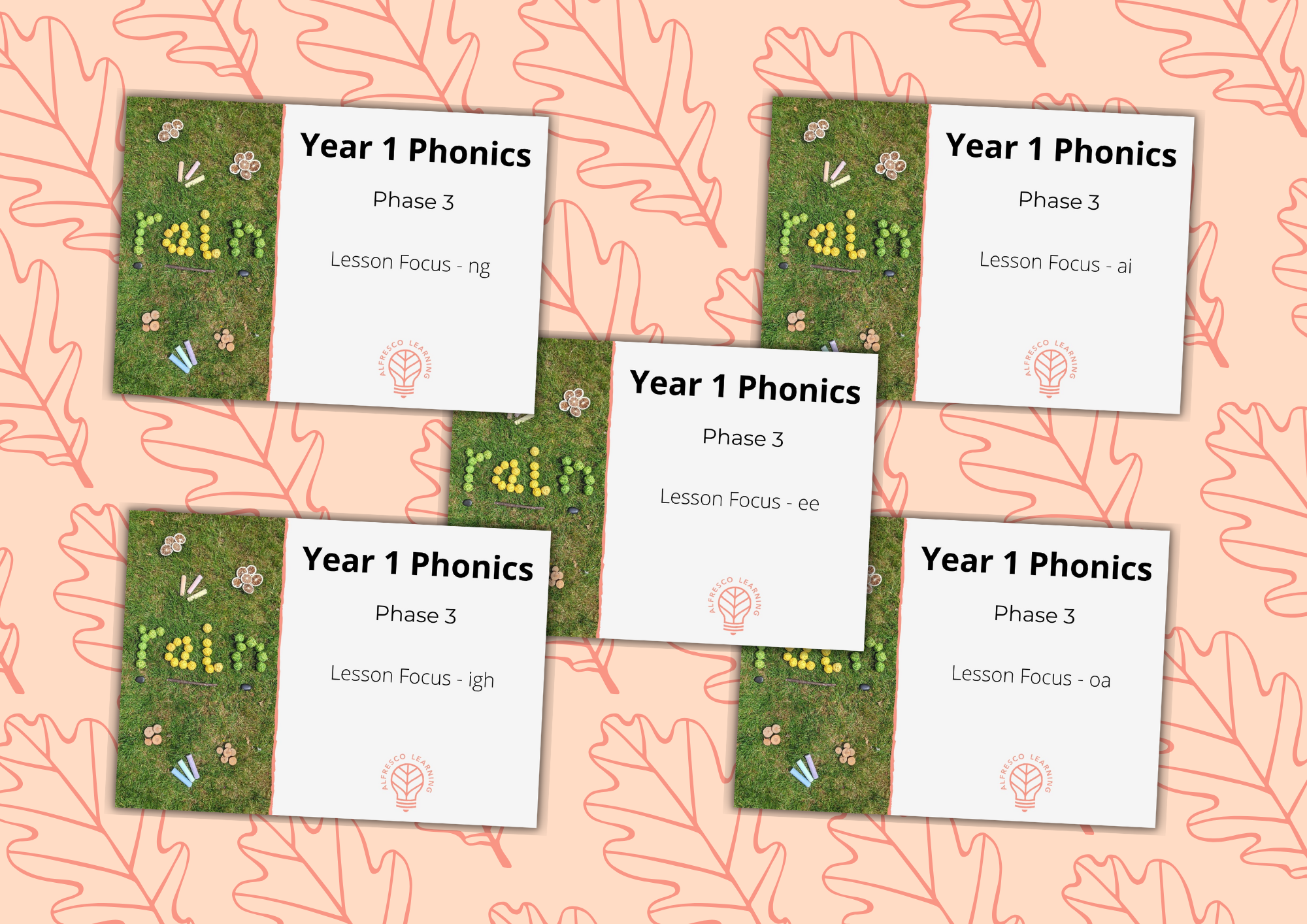 outdoor phonics lessons for phase 3 phonics