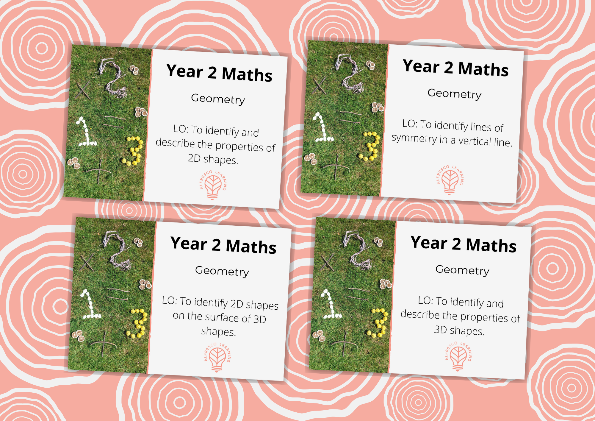 4 outdoor lesson plans for teaching Geometry to Year 2