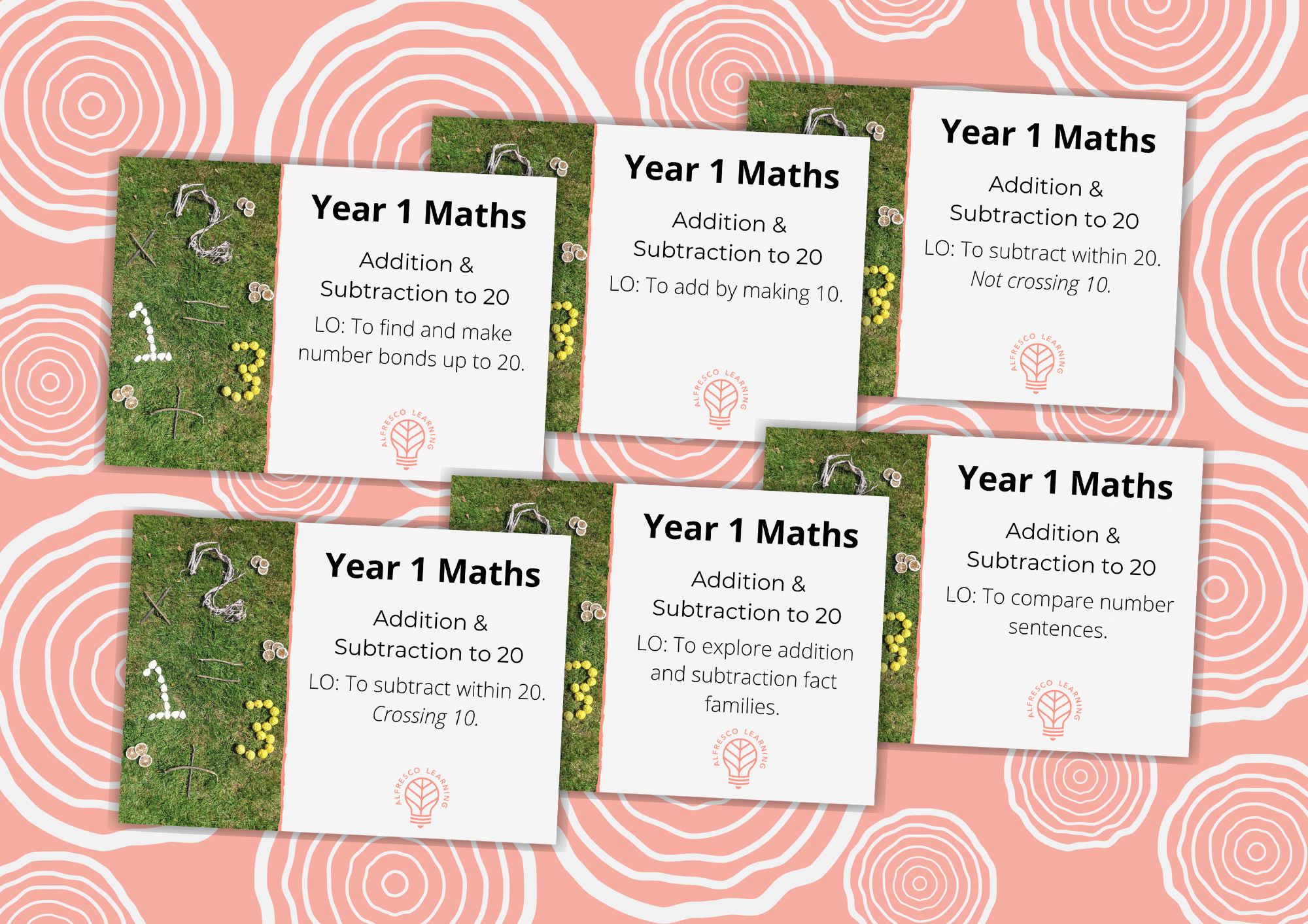 6 outdoor lesson plans for teaching addition and subtraction to 20