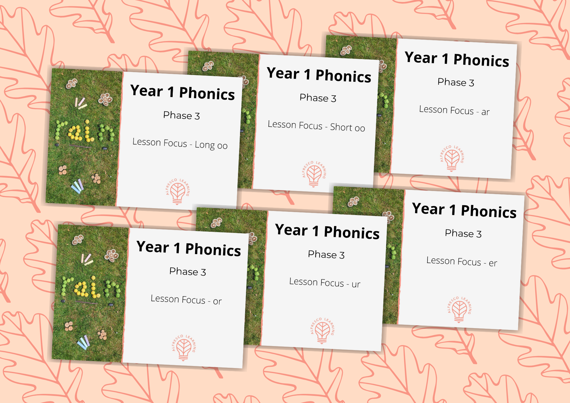 5 outdoor phonics lessons for phase 3 phonics