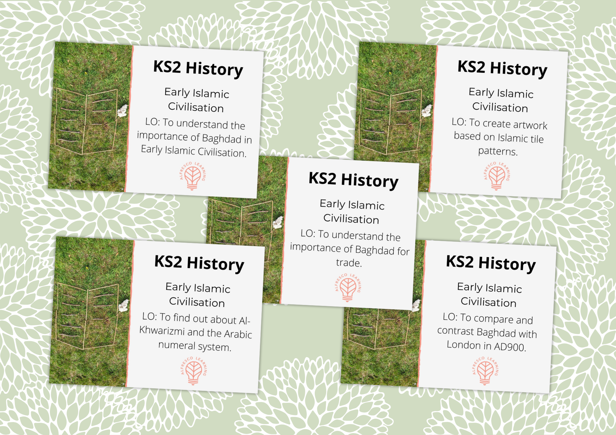 5 Outdoor Lesson plans for teaching KS2 history - Early Islamic Civilisation.