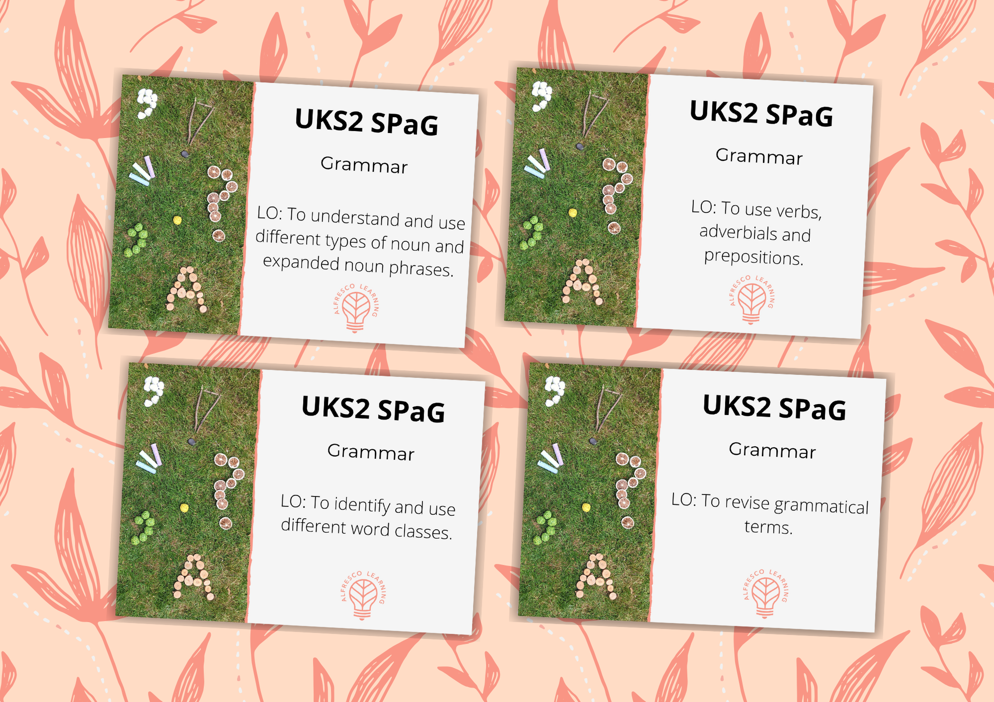 4 outdoor lessons for teaching Year 5 & 6 grammar outdoors