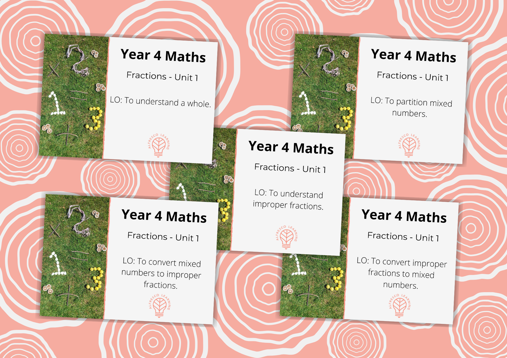 5 outdoor maths lessons for teaching fractions to Year 4