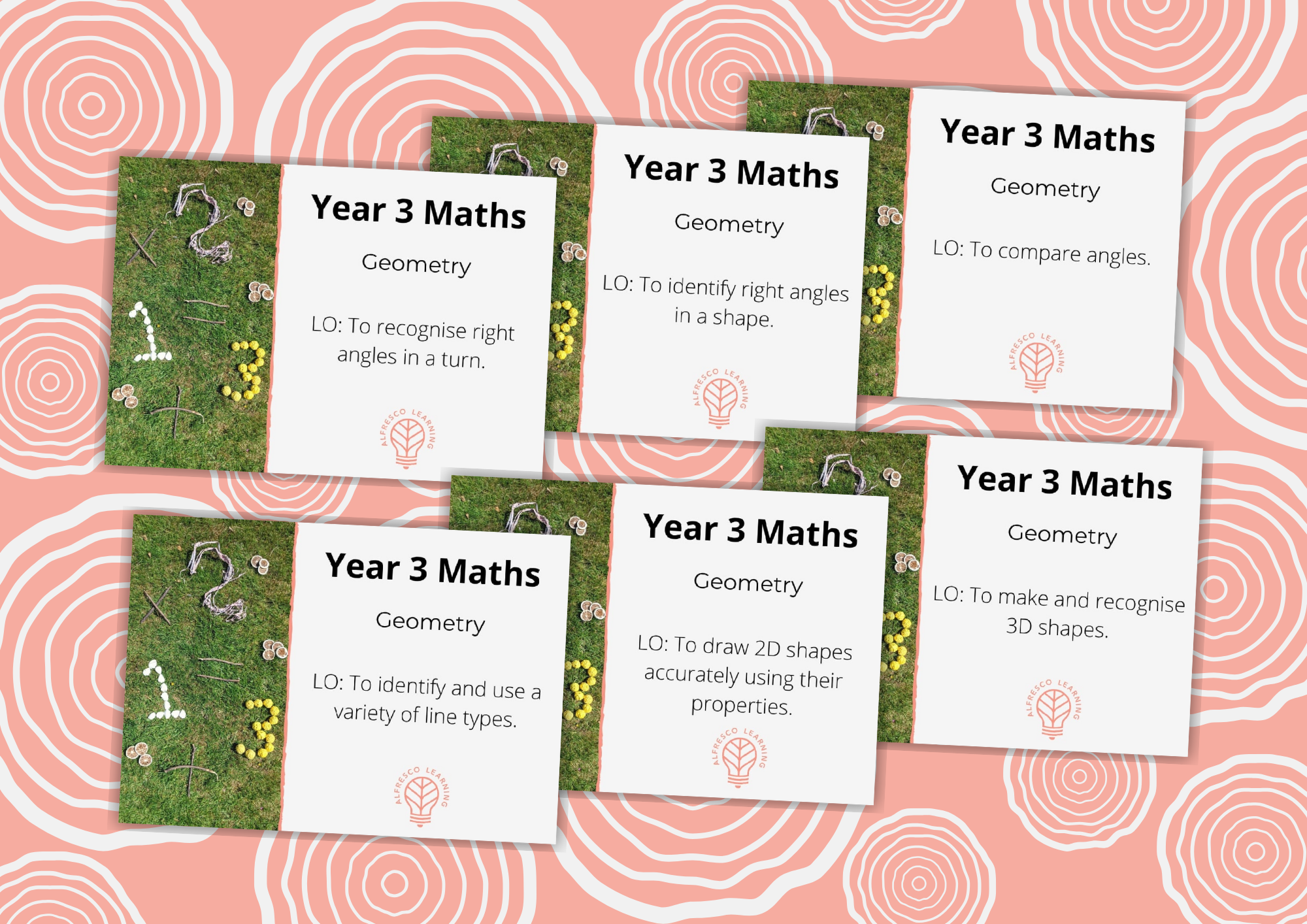 Outdoor lesson plans for teaching geometry to Year 3