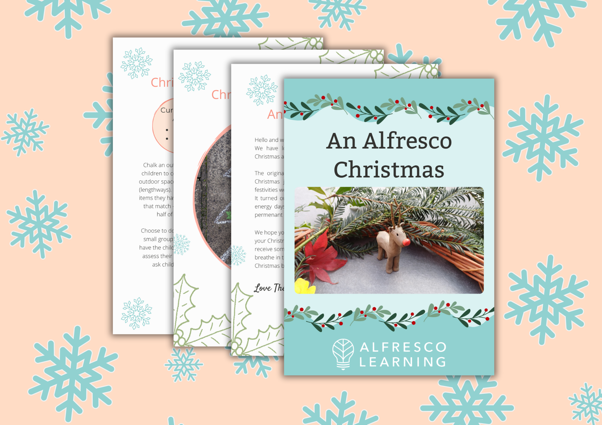 An outdoor activity pack filled with Christmas activities