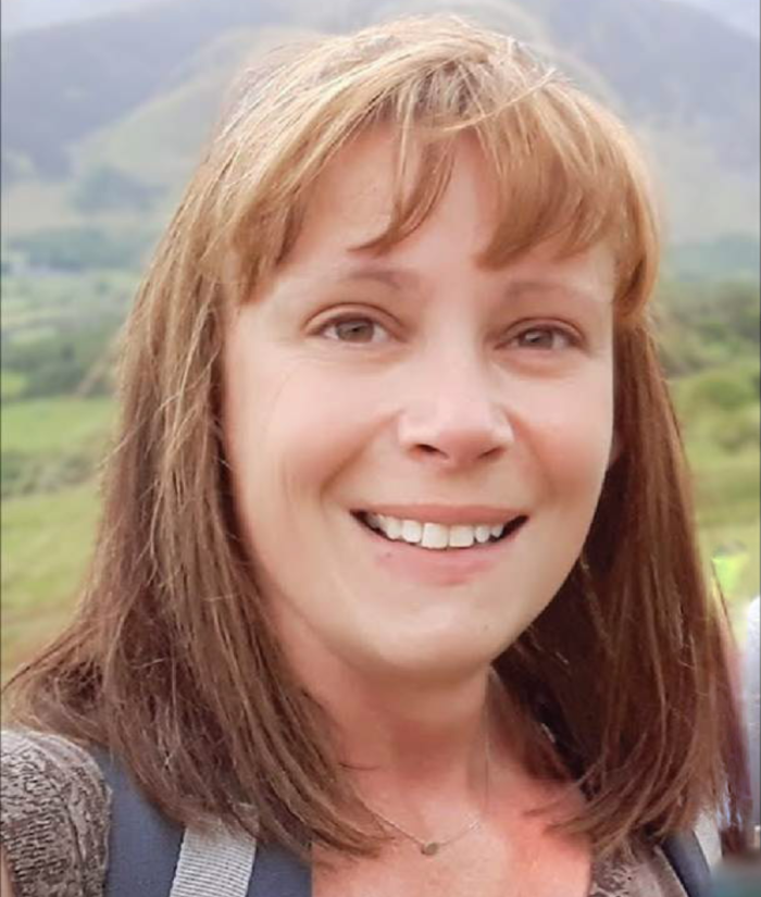 Workshop leader Helen smiling
