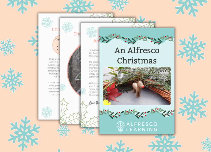 An outdoor activity pack filled with Christmas activities