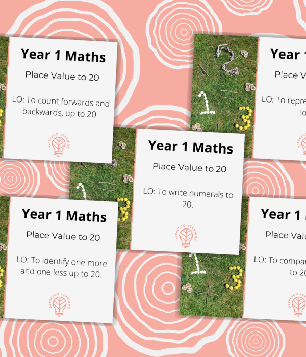 Year 1 Place Value to 20 outdoor lesson plans